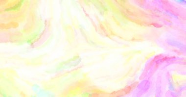 Modern fırça darbeleri. Poster, duvar sanatı, afiş, kart, kitap kapağı veya ambalaj için rahatlatıcı kompozisyonun yumuşak renkli çizimi. Pastel renklerle suluboya.