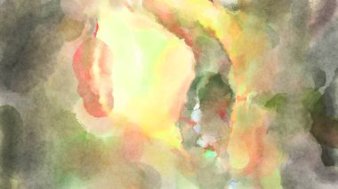 Modern fırça darbeleri. Poster, duvar sanatı, afiş, kart, kitap kapağı veya ambalaj için rahatlatıcı kompozisyonun yumuşak renkli çizimi. Pastel renklerle suluboya.