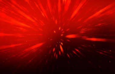 Parlak, canlı ve renkli duvar kağıtları. Parlayan parçacıkları ve çizgileri olan ışık patlaması yıldızı. Güzel soyut ışın arkaplanı.