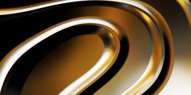 Renkli dalgalı yansıtıcı duvar kağıdının üç boyutlu çizimi. Duvar kağıdı, afiş, arkaplan, kart, kitap kapağı veya web sitesi için grafiksel illüstrasyon. Soyut arkaplan. 