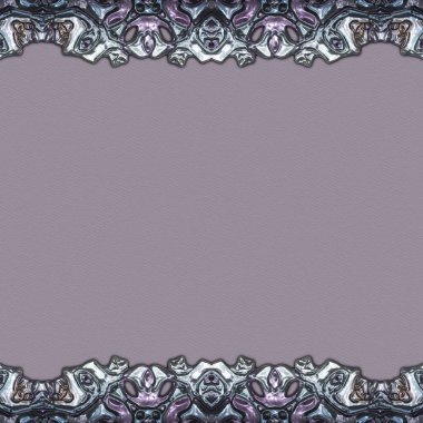 Çerçeve kağıdı. Kart, davetiye ya da albüm olarak harika bir kullanım. Fantezi 3D çizim arka planı. Zarif duvar kâğıdı. Metnin için şablon.