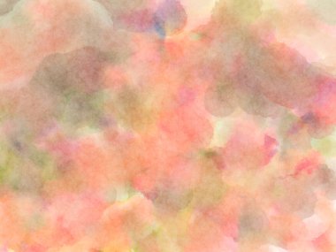 Modern fırça darbeleri. Poster, duvar sanatı, afiş, kart, kitap kapağı veya ambalaj için rahatlatıcı kompozisyonun yumuşak renkli çizimi. Pastel renklerle suluboya.