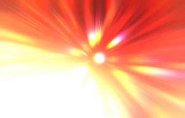 Parlak, canlı ve renkli duvar kağıtları. Parlayan parçacıkları ve çizgileri olan ışık patlaması yıldızı. Güzel soyut ışın arkaplanı.