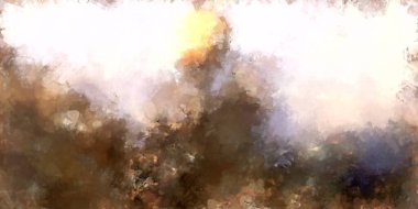 Tuval üzerinde etkileyici fırçalanmış resim. Soyut doku. 2D çizim. Geniş fırça darbeleri. Modern dijital sanat. Çağdaş fırça. Modern ifade. Popüler biçim boyanmış resim.