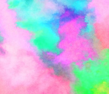 Modern fırça darbeleri. Poster, duvar sanatı, afiş, kart, kitap kapağı veya ambalaj için rahatlatıcı kompozisyonun yumuşak renkli çizimi. Pastel renklerle suluboya.