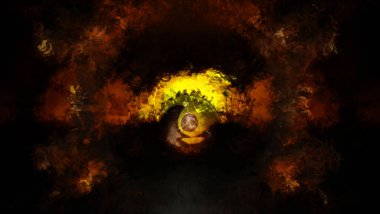 Tuval üzerinde etkileyici fırçalanmış resim. Soyut doku. 2D çizim. Geniş fırça darbeleri. Modern dijital sanat. Çağdaş fırça. Modern ifade. Popüler biçim boyanmış resim.