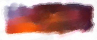 Soyut renkli suluboya çerçeve beyaz arkaplanda izole edildi. Dijital resim. Tasarım veya metnin için fırça şablonu.