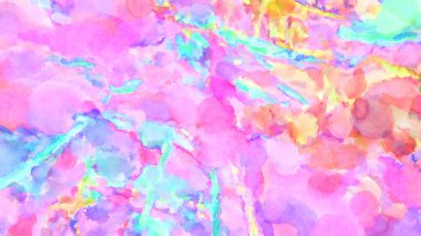 Modern fırça darbeleri. Poster, duvar sanatı, afiş, kart, kitap kapağı veya ambalaj için rahatlatıcı kompozisyonun yumuşak renkli çizimi. Pastel renklerle suluboya.