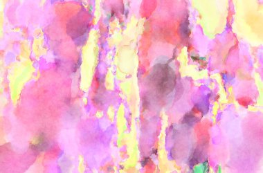 Modern fırça darbeleri. Poster, duvar sanatı, afiş, kart, kitap kapağı veya ambalaj için rahatlatıcı kompozisyonun yumuşak renkli çizimi. Pastel renklerle suluboya.