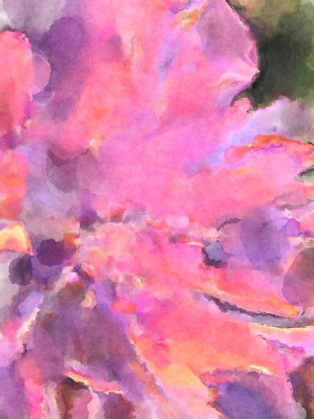 Modern fırça darbeleri. Poster, duvar sanatı, afiş, kart, kitap kapağı veya ambalaj için rahatlatıcı kompozisyonun yumuşak renkli çizimi. Pastel renklerle suluboya.