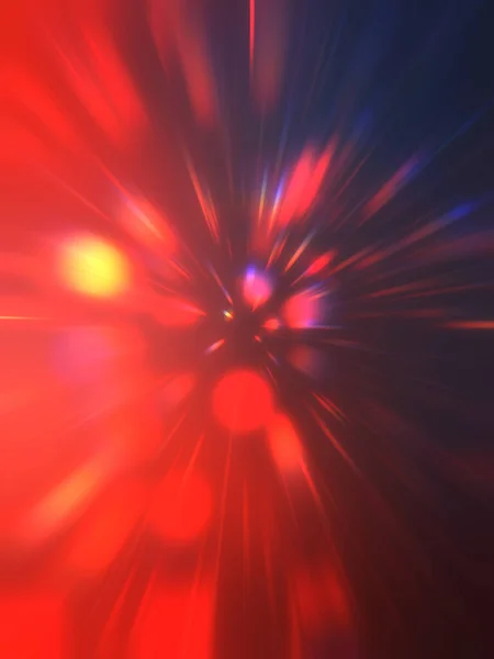 Glossy Vibrant Colorful Wallpaper Light Explosion Star Glowing Particles Lines — Stock Photo, Image