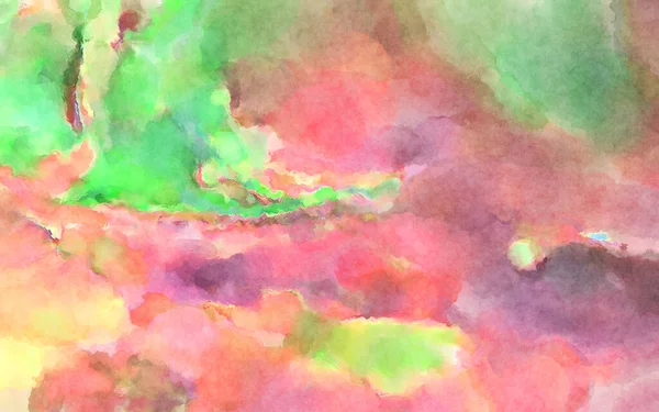 Modern fırça darbeleri. Poster, duvar sanatı, afiş, kart, kitap kapağı veya ambalaj için rahatlatıcı kompozisyonun yumuşak renkli çizimi. Pastel renklerle suluboya.