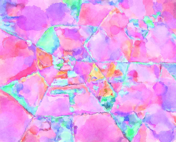 Modern fırça darbeleri. Poster, duvar sanatı, afiş, kart, kitap kapağı veya ambalaj için rahatlatıcı kompozisyonun yumuşak renkli çizimi. Pastel renklerle suluboya.