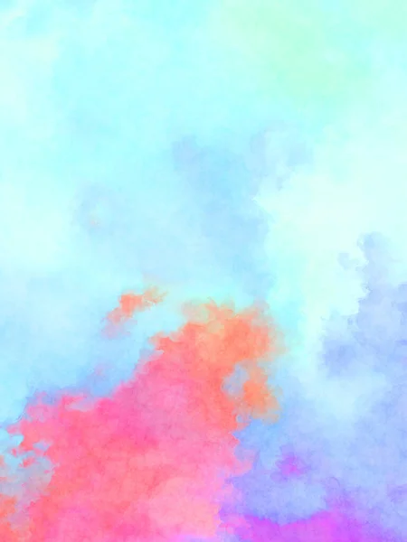 Modern Brush Strokes Painting Soft Color Painted Illustration Soothing Composition — Stock Photo, Image