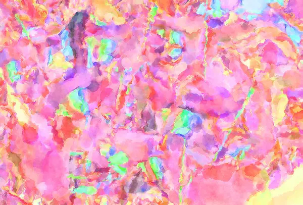 Modern fırça darbeleri. Poster, duvar sanatı, afiş, kart, kitap kapağı veya ambalaj için rahatlatıcı kompozisyonun yumuşak renkli çizimi. Pastel renklerle suluboya.