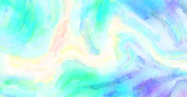 Modern fırça darbeleri. Poster, duvar sanatı, afiş, kart, kitap kapağı veya ambalaj için rahatlatıcı kompozisyonun yumuşak renkli çizimi. Pastel renklerle suluboya.