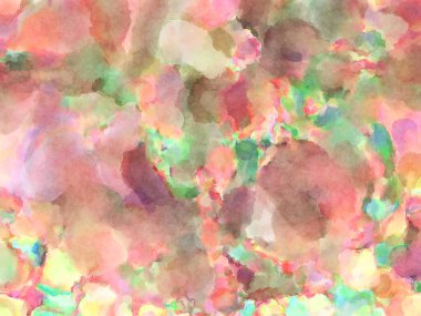 Modern fırça darbeleri. Poster, duvar sanatı, afiş, kart, kitap kapağı veya ambalaj için rahatlatıcı kompozisyonun yumuşak renkli çizimi. Pastel renklerle suluboya.