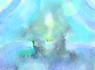 Modern fırça darbeleri. Poster, duvar sanatı, afiş, kart, kitap kapağı veya ambalaj için rahatlatıcı kompozisyonun yumuşak renkli çizimi. Pastel renklerle suluboya.