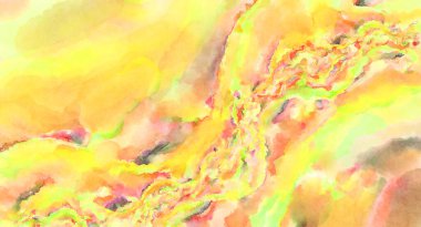 Modern fırça darbeleri. Poster, duvar sanatı, afiş, kart, kitap kapağı veya ambalaj için rahatlatıcı kompozisyonun yumuşak renkli çizimi. Pastel renklerle suluboya.