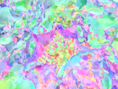 Modern fırça darbeleri. Poster, duvar sanatı, afiş, kart, kitap kapağı veya ambalaj için rahatlatıcı kompozisyonun yumuşak renkli çizimi. Pastel renklerle suluboya.