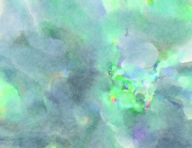 Modern fırça darbeleri. Poster, duvar sanatı, afiş, kart, kitap kapağı veya ambalaj için rahatlatıcı kompozisyonun yumuşak renkli çizimi. Pastel renklerle suluboya.