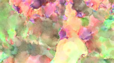 Modern fırça darbeleri. Poster, duvar sanatı, afiş, kart, kitap kapağı veya ambalaj için rahatlatıcı kompozisyonun yumuşak renkli çizimi. Pastel renklerle suluboya.