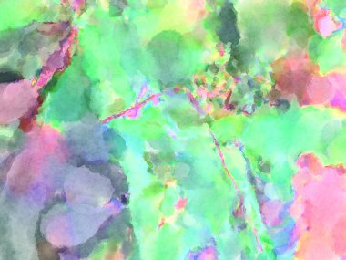 Modern fırça darbeleri. Poster, duvar sanatı, afiş, kart, kitap kapağı veya ambalaj için rahatlatıcı kompozisyonun yumuşak renkli çizimi. Pastel renklerle suluboya.