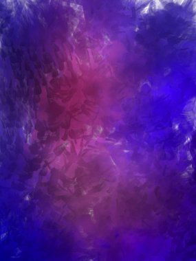 Vahşi ve büyük fırça darbeleri. Beyaz arka planda fırçalanmış soyut resim. Fırça darbesi ile boyanmış. Boya darbeleri. 2B Görüntü.