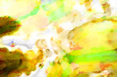 Modern fırça darbeleri. Poster, duvar sanatı, afiş, kart, kitap kapağı veya ambalaj için rahatlatıcı kompozisyonun yumuşak renkli çizimi. Pastel renklerle suluboya.