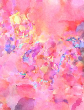 Modern fırça darbeleri. Poster, duvar sanatı, afiş, kart, kitap kapağı veya ambalaj için rahatlatıcı kompozisyonun yumuşak renkli çizimi. Pastel renklerle suluboya.