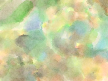 Modern fırça darbeleri. Poster, duvar sanatı, afiş, kart, kitap kapağı veya ambalaj için rahatlatıcı kompozisyonun yumuşak renkli çizimi. Pastel renklerle suluboya.