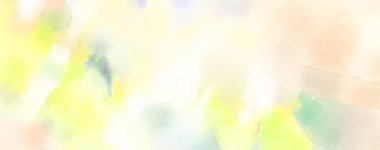 Modern fırça darbeleri. Poster, duvar sanatı, afiş, kart, kitap kapağı veya ambalaj için rahatlatıcı kompozisyonun yumuşak renkli çizimi. Pastel renklerle suluboya.