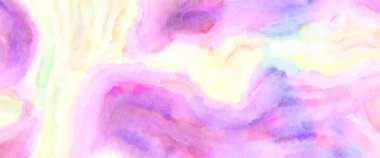 Modern fırça darbeleri. Poster, duvar sanatı, afiş, kart, kitap kapağı veya ambalaj için rahatlatıcı kompozisyonun yumuşak renkli çizimi. Pastel renklerle suluboya.