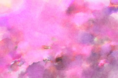 Modern fırça darbeleri. Poster, duvar sanatı, afiş, kart, kitap kapağı veya ambalaj için rahatlatıcı kompozisyonun yumuşak renkli çizimi. Pastel renklerle suluboya.