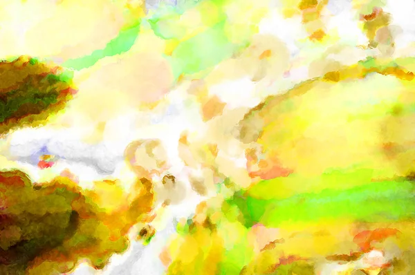 Modern fırça darbeleri. Poster, duvar sanatı, afiş, kart, kitap kapağı veya ambalaj için rahatlatıcı kompozisyonun yumuşak renkli çizimi. Pastel renklerle suluboya.