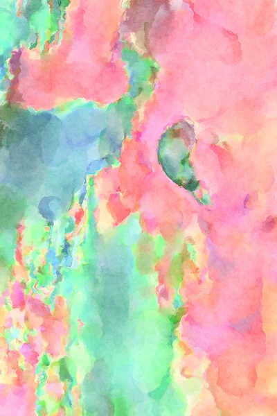 Modern fırça darbeleri. Poster, duvar sanatı, afiş, kart, kitap kapağı veya ambalaj için rahatlatıcı kompozisyonun yumuşak renkli çizimi. Pastel renklerle suluboya.