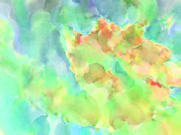 Modern fırça darbeleri. Poster, duvar sanatı, afiş, kart, kitap kapağı veya ambalaj için rahatlatıcı kompozisyonun yumuşak renkli çizimi. Pastel renklerle suluboya.