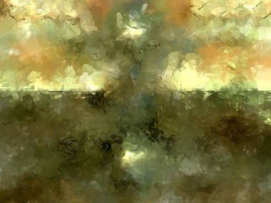 Tuval üzerinde etkileyici fırçalanmış resim. Soyut doku. 2D çizim. Geniş fırça darbeleri. Modern dijital sanat. Çağdaş fırça. Modern ifade. Popüler biçim boyanmış resim.