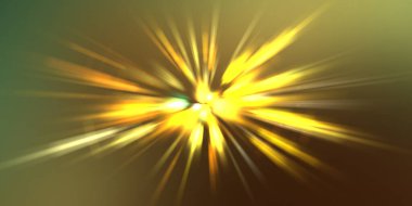 Parlak, canlı ve renkli duvar kağıtları. Parlayan parçacıkları ve çizgileri olan ışık patlaması yıldızı. Güzel soyut ışın arkaplanı.