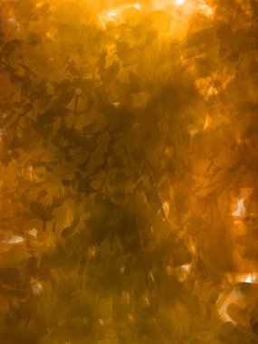 Vahşi ve büyük fırça darbeleri. Beyaz arka planda fırçalanmış soyut resim. Fırça darbesi ile boyanmış. Boya darbeleri. 2B Görüntü.