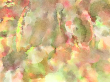 Modern fırça darbeleri. Poster, duvar sanatı, afiş, kart, kitap kapağı veya ambalaj için rahatlatıcı kompozisyonun yumuşak renkli çizimi. Pastel renklerle suluboya.