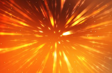 Parlak, canlı ve renkli duvar kağıtları. Parlayan parçacıkları ve çizgileri olan ışık patlaması yıldızı. Güzel soyut ışın arkaplanı.