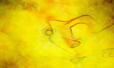 Boya üzerine ekşi mürekkep çizimi. Vahşi soyut illüstrasyon arka planı. Yaratıcı renkli duvar kağıdı. Aşırı kasvetli duvar kapağı. Kaotik resim.