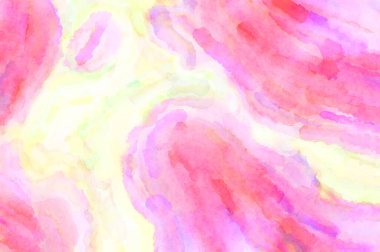 Modern fırça darbeleri. Poster, duvar sanatı, afiş, kart, kitap kapağı veya ambalaj için rahatlatıcı kompozisyonun yumuşak renkli çizimi. Pastel renklerle suluboya.