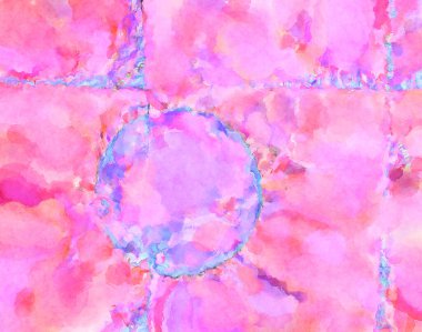 Modern fırça darbeleri. Poster, duvar sanatı, afiş, kart, kitap kapağı veya ambalaj için rahatlatıcı kompozisyonun yumuşak renkli çizimi. Pastel renklerle suluboya.