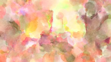 Modern fırça darbeleri. Poster, duvar sanatı, afiş, kart, kitap kapağı veya ambalaj için rahatlatıcı kompozisyonun yumuşak renkli çizimi. Pastel renklerle suluboya.