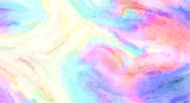 Modern fırça darbeleri. Poster, duvar sanatı, afiş, kart, kitap kapağı veya ambalaj için rahatlatıcı kompozisyonun yumuşak renkli çizimi. Pastel renklerle suluboya.