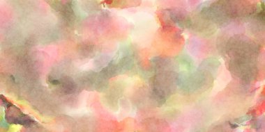 Modern fırça darbeleri. Poster, duvar sanatı, afiş, kart, kitap kapağı veya ambalaj için rahatlatıcı kompozisyonun yumuşak renkli çizimi. Pastel renklerle suluboya.