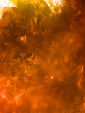 Vahşi ve büyük fırça darbeleri. Beyaz arka planda fırçalanmış soyut resim. Fırça darbesi ile boyanmış. Boya darbeleri. 2B Görüntü.