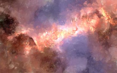 Tuval üzerinde etkileyici fırçalanmış resim. Soyut doku. 2D çizim. Geniş fırça darbeleri. Modern dijital sanat. Çağdaş fırça. Modern ifade. Popüler biçim boyanmış resim.